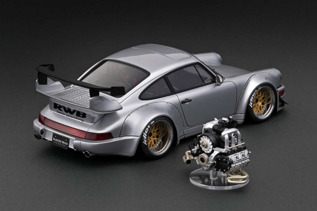 IG2467 RWB 964 Silver With M64 Engine – ignition model