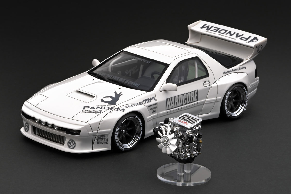 Ignition Model PANDEM RX-7 (FC3S) White/Blue 1/18. IG2917 Ignition Model PANDEM RX-7 (FC3S) White/Blue 1/18. IG2917