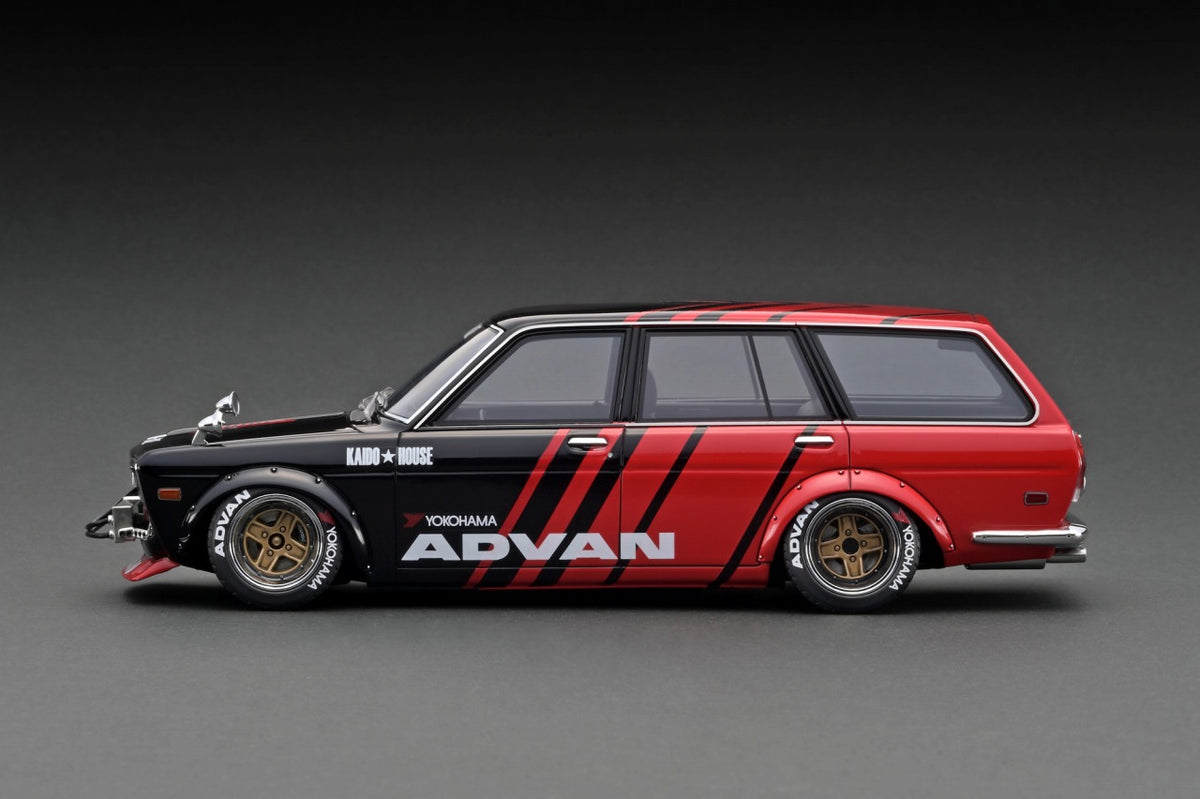 IG3149 Datsun Bluebird (510) Wagon Black/Red – ignition model