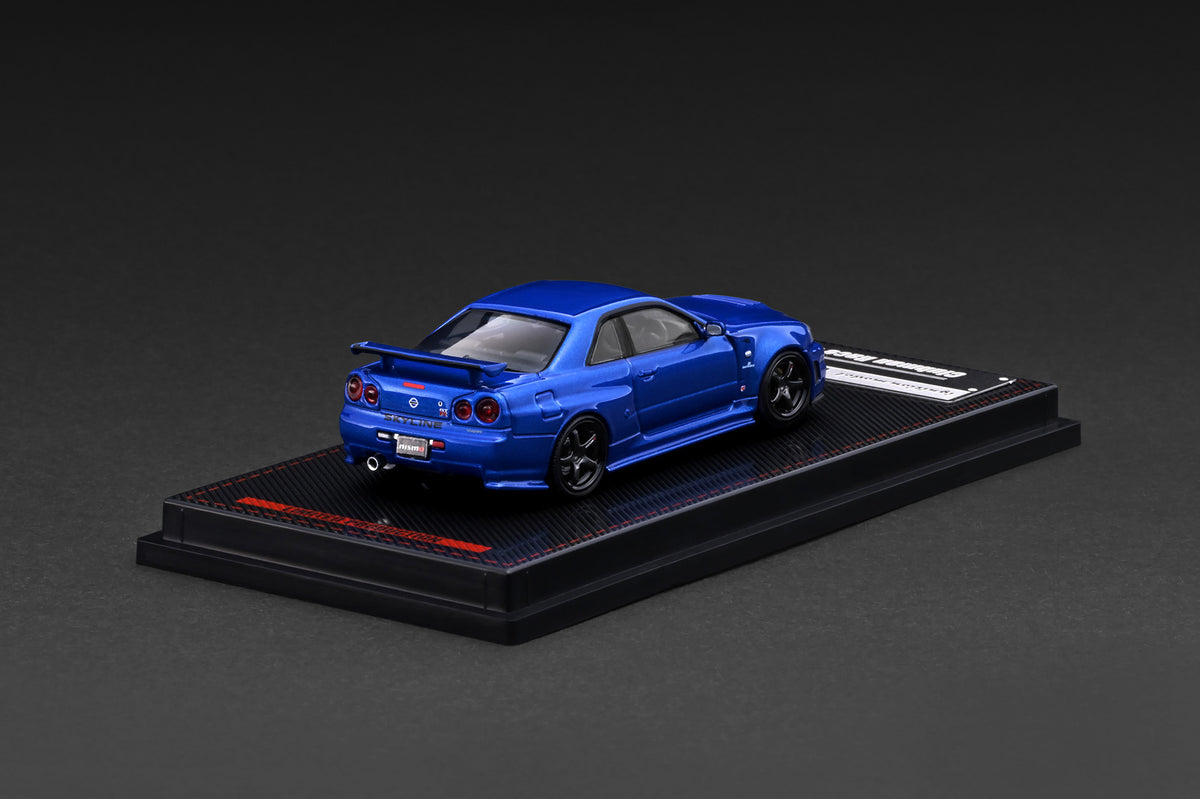IG4174 Nissan Skyline GT-R (BNR34) NISMO customized Blue Metallic