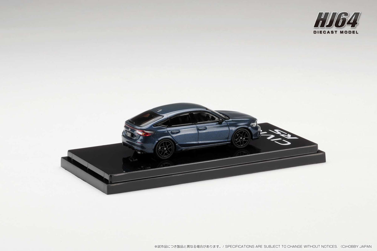 Hobby Japan HJ642046ABL Honda CIVIC RS Seabed Blue Pearl – ignition model