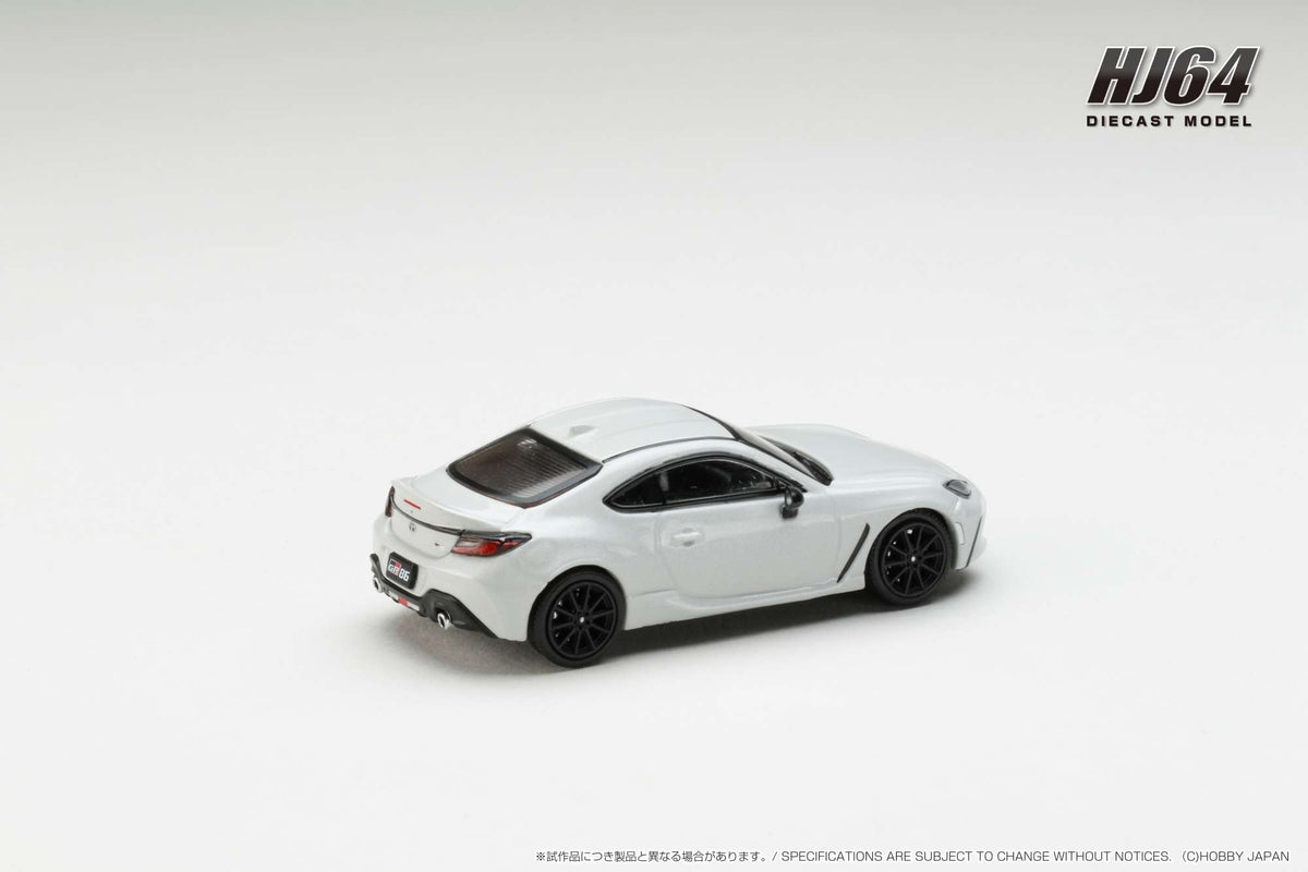 1/64 Toyota86 GR86 Lightning トレーラー トラック Hobby Japan 1/64 TOYOTA GR86 RZ 3BA-ZN8 White Diecast Model