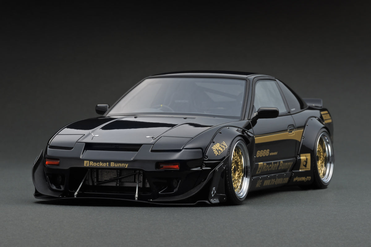 アディクション180sx IG1113 Rocket Bunny 180SX Black – ignition model