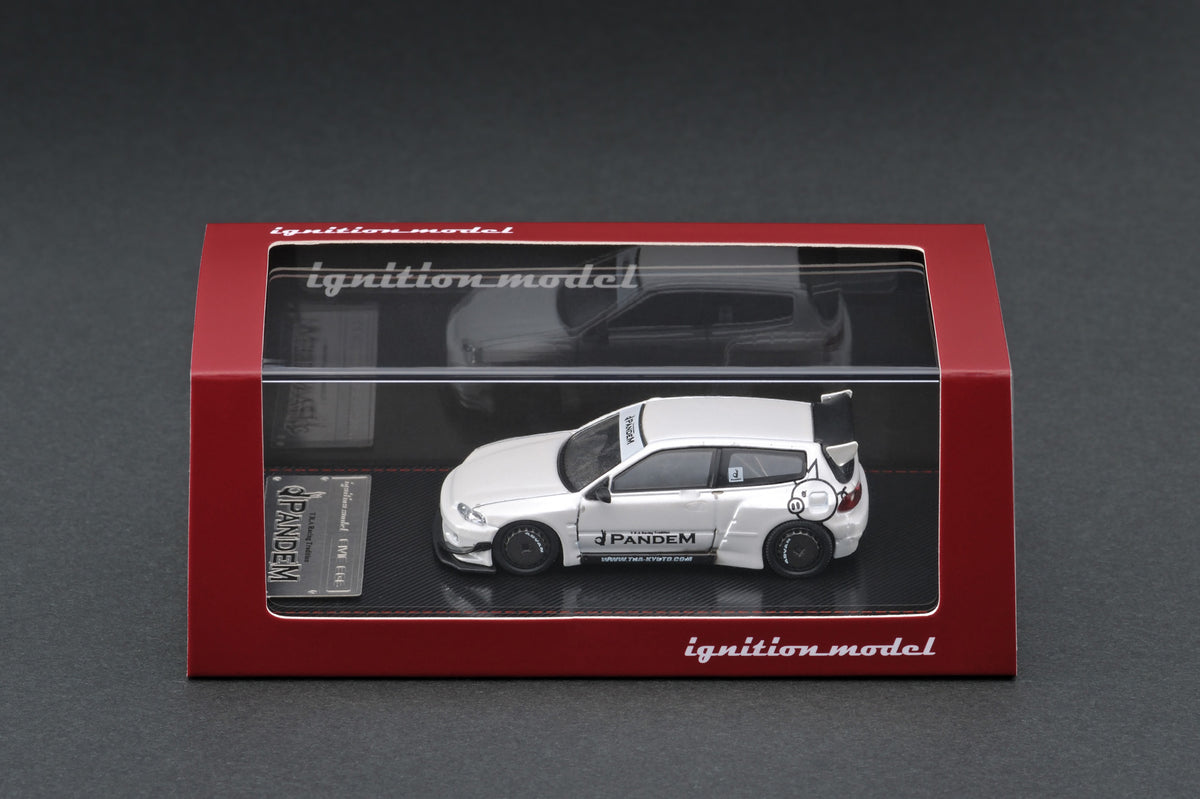 Ignition model 1/64 PANDEM EG6 2台セット IG1414 PANDEM CIVIC (EG6) Red Metallic – ignition model