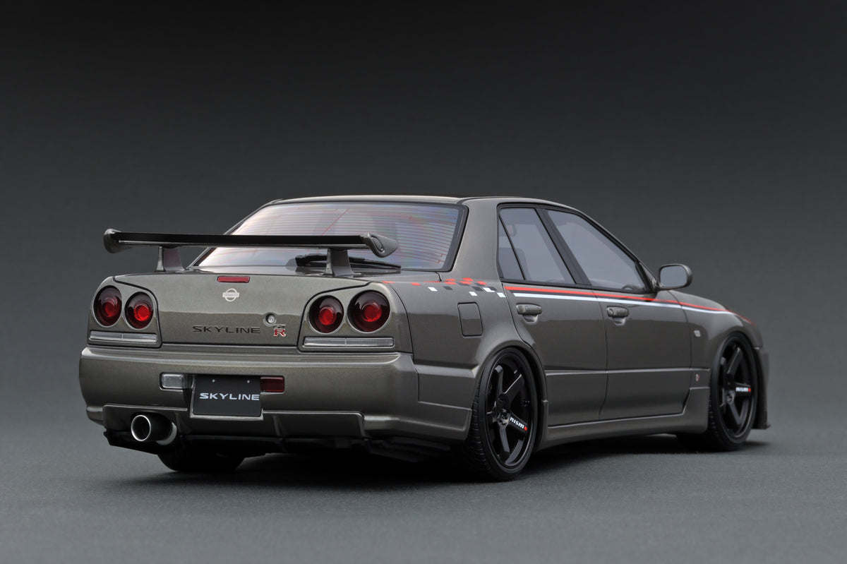 IG1807 Nissan Skyline 25GT Turbo (ER34) Gun Metallic NISMO