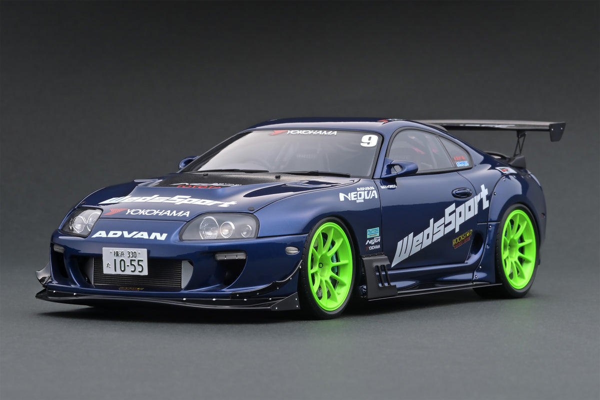 IG1810 Toyota Supra （JZA80） RZ ORIDO-STREET Ver. Blue – ignition model