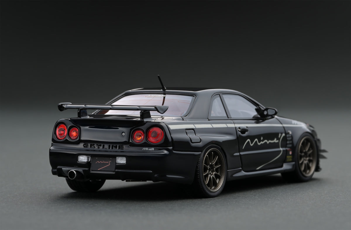 IG1815 Nissan Skyline GT-R Mine's (R34) Black – ignition model