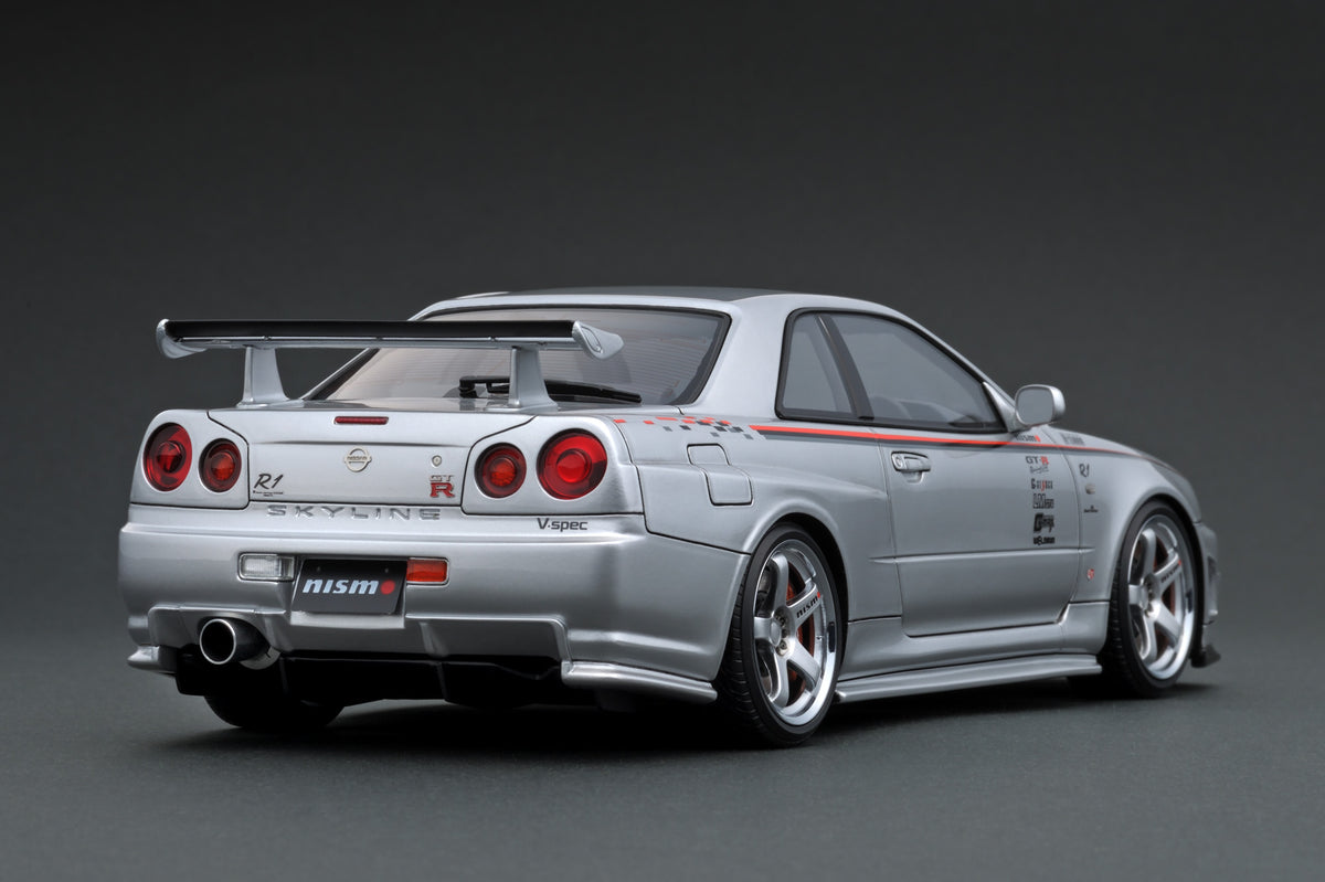 から厳選した IG1829 model ignition – Silver R-tune GT-R R34 Nismo 乗用車