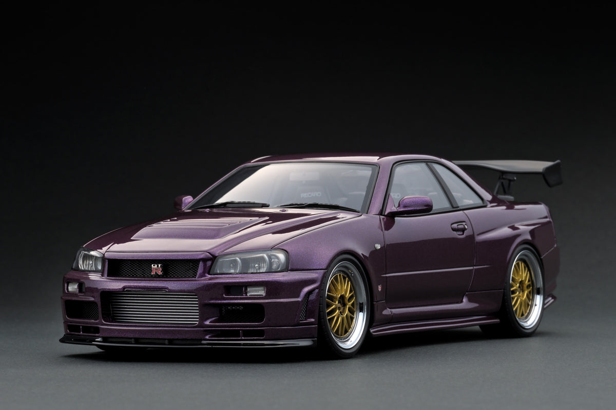 IG1832 Nismo R34 GT-R R-tune Midnight Purple – ignition model