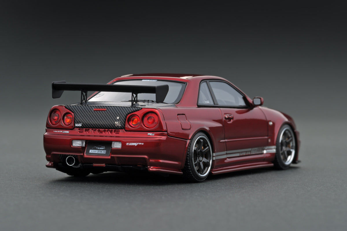 IG1904 TOP SECRET GT-R (BNR34) Red Metallic – ignition model
