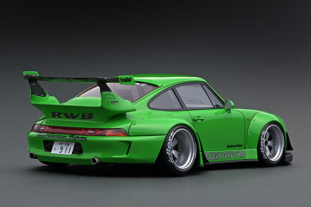 Fuelme RWB993 1/18 プロトタイプ 緑 1/18 Fuelme RWB 993 Ark Angel Midnight Green / Autoart, Ignition