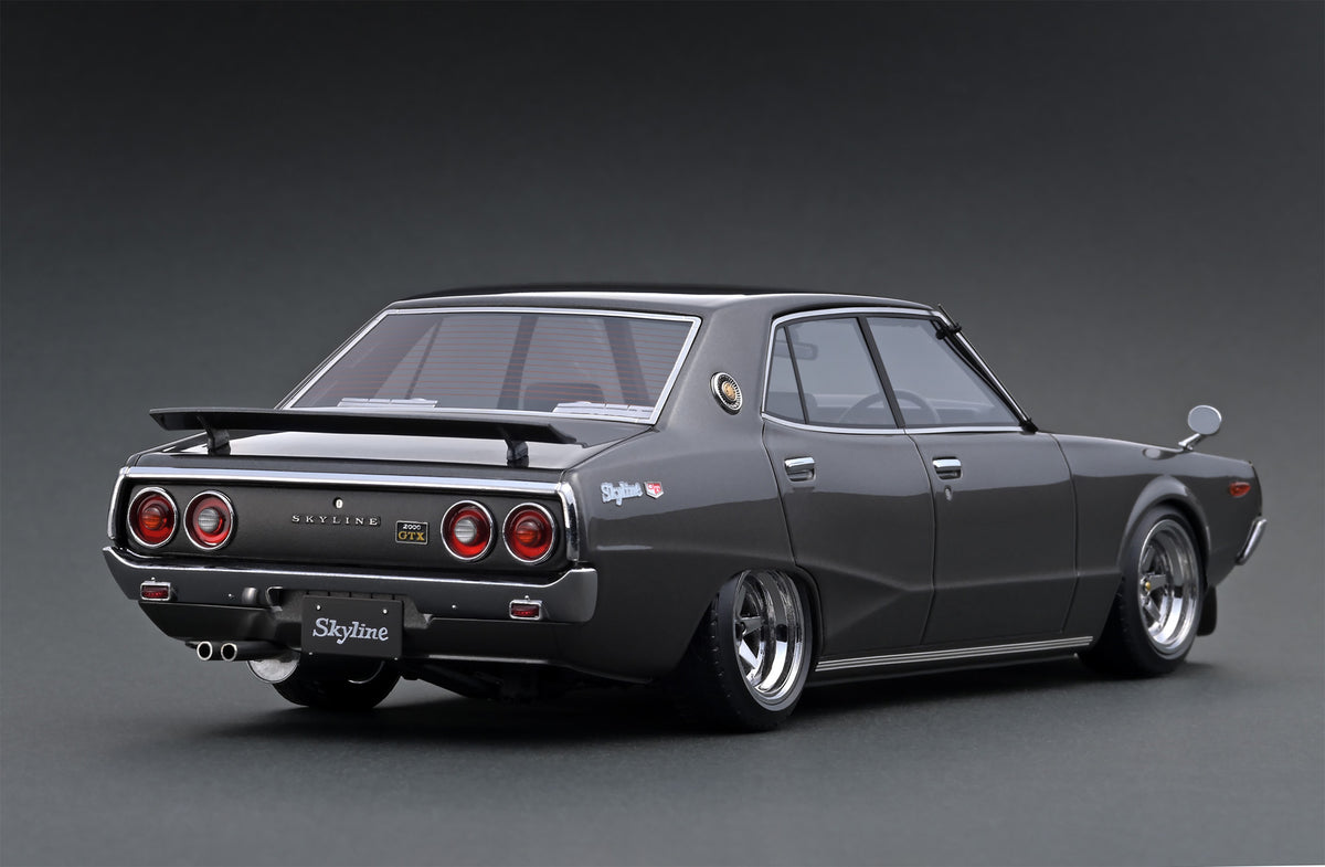 IG1981 Nissan Skyline 2000 GT-X (GC110) Gun Metallic – ignition model