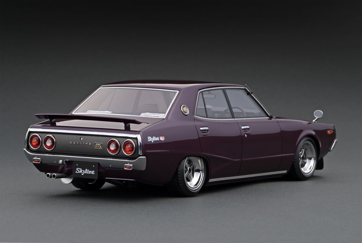 IG1983 Nissan Skyline 2000 GT-X (GC110) Purple – ignition model