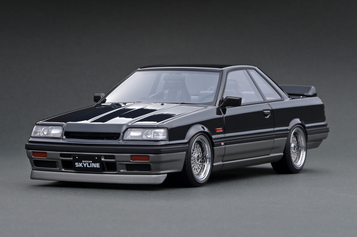 京商 日産 SKYLINE GTS-R R31 BBS Ignition Model 1:43 scale Nissan Skyline GTS-R(R31) Black