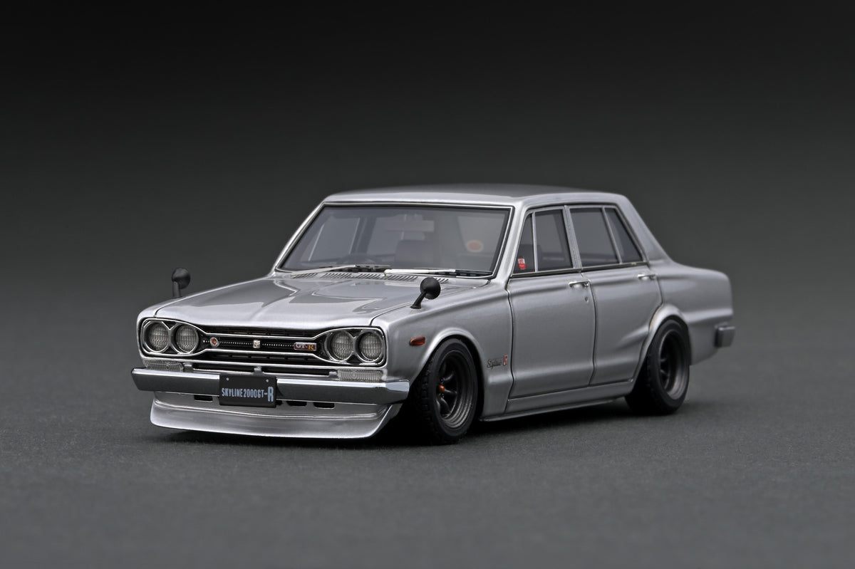 ignition model スカイライン GT-R PGC10 シルバー IG2248 Nissan Skyline 2000 GT-R (PGC10) Silver – ignition model