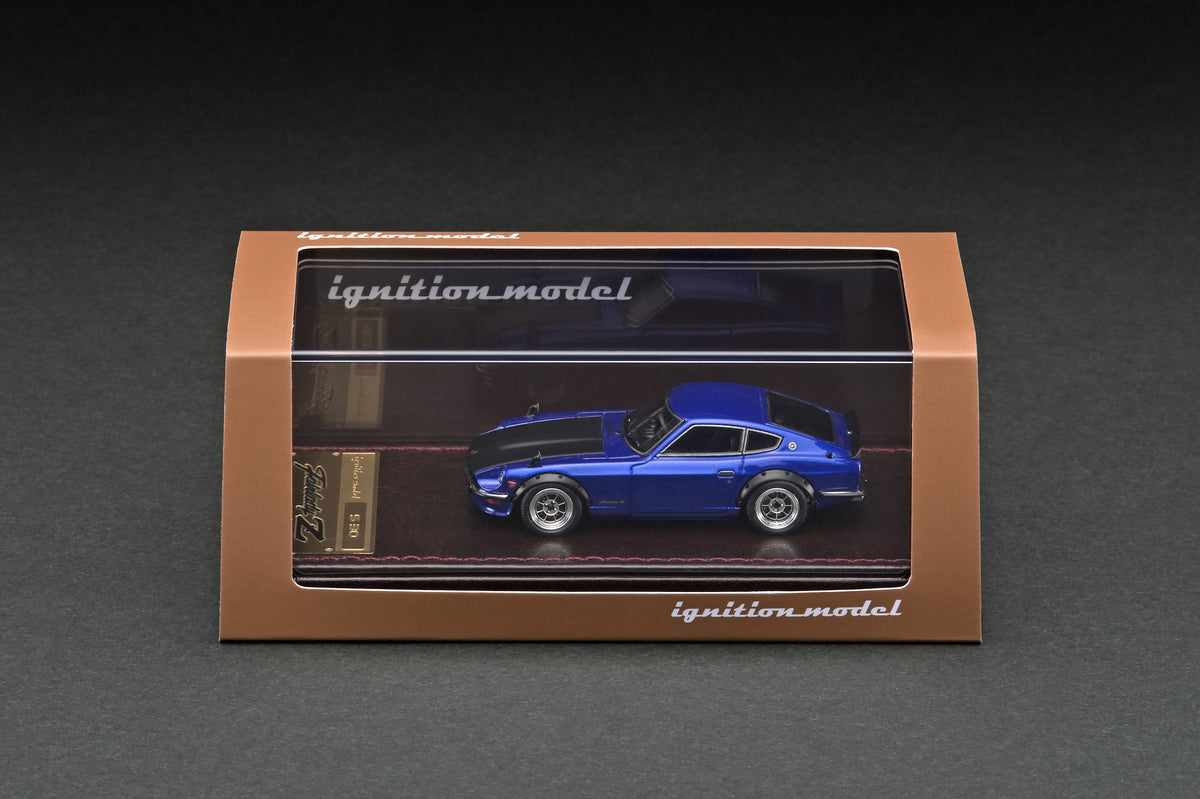 IG2311 Nissan Fairlady Z (S30) Blue Metallic (Bonnet Matte Black