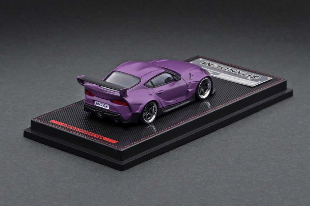 限定生産1/64イグニッションモデル PANDEMスープラ (A90) パープル IG2335 PANDEM Supra (A90) Matte Purple – ignition model