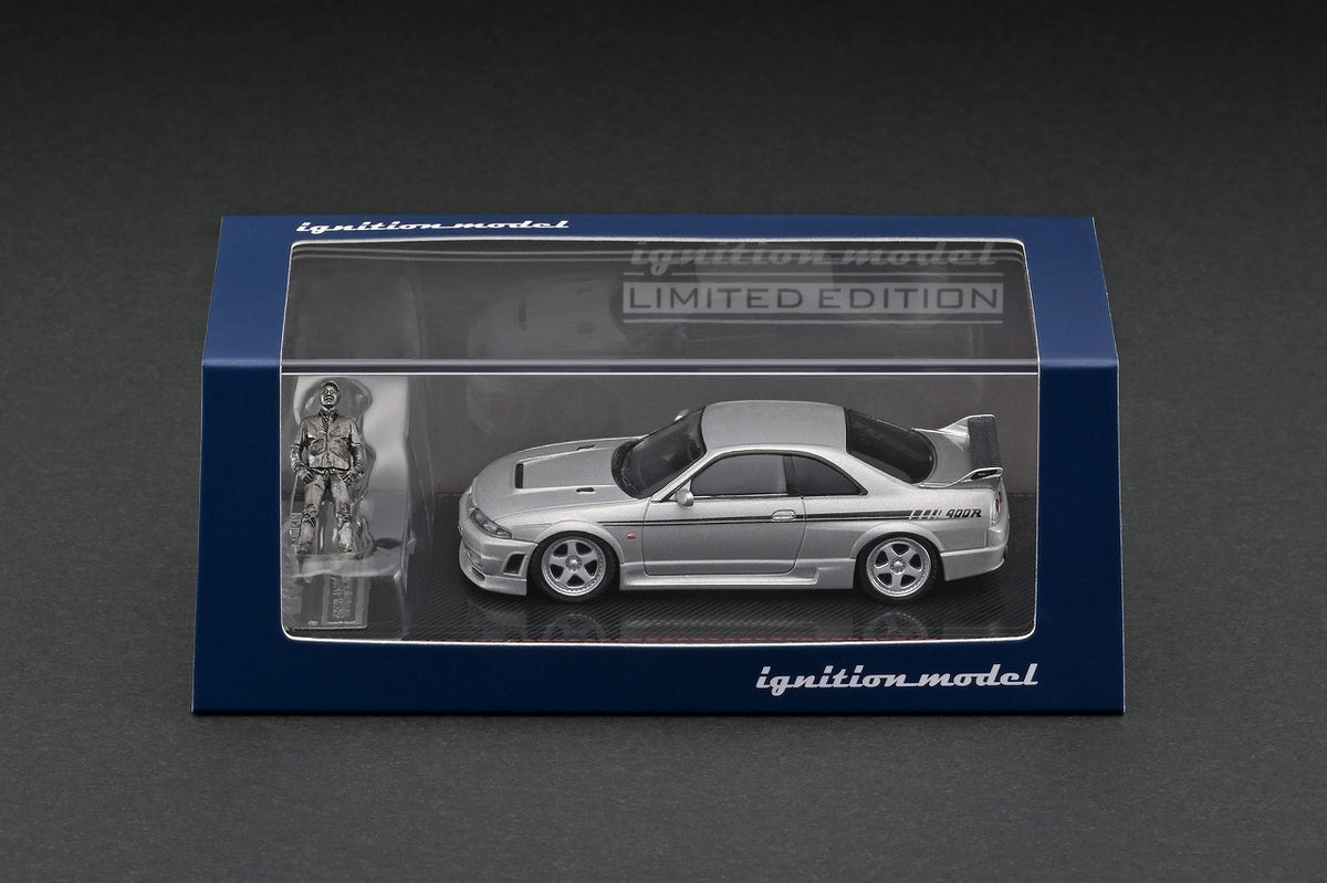 IG2501 Nismo R33 GT-R 400R Silver With Mr. Matsuda – ignition 