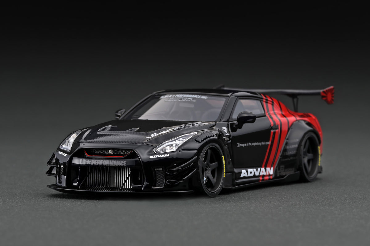 IG2556 LB-WORKS Nissan GT-R R35 type 2 Black/Red – ignition model