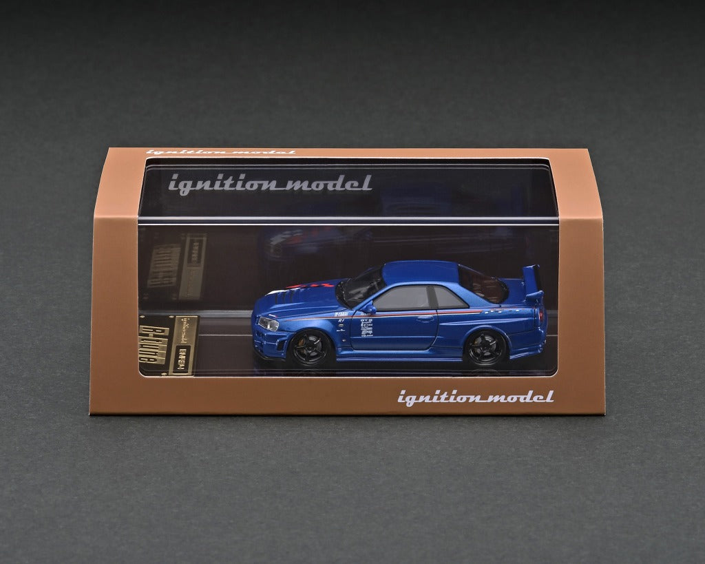 IG2574 Nismo R34 GT-R R-tune Bayside Blue – ignition model