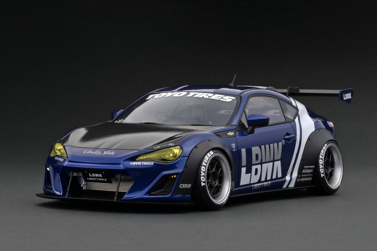 自動車 IG2666 1/18 LB nation 86 WORKS Full Comp IG2668 LB nation 86 WORKS Full Complete ver.1 Blue Metallic
