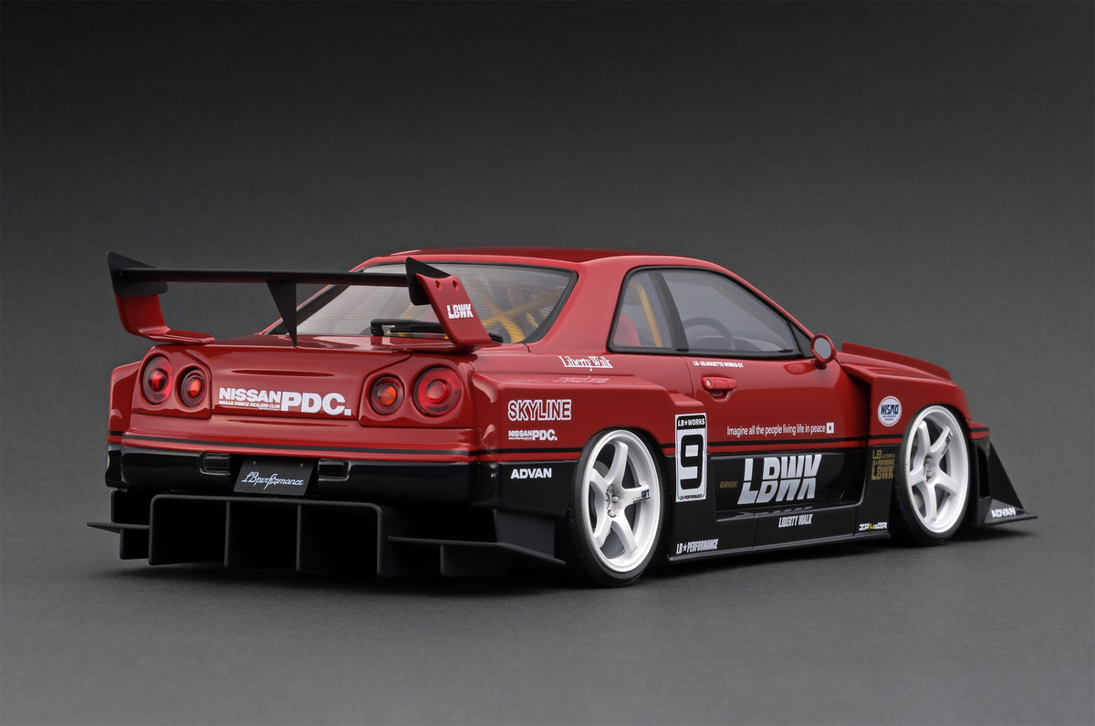 IG2706 LB-ER34 Super Silhouette SKYLINE Red/Black #9
