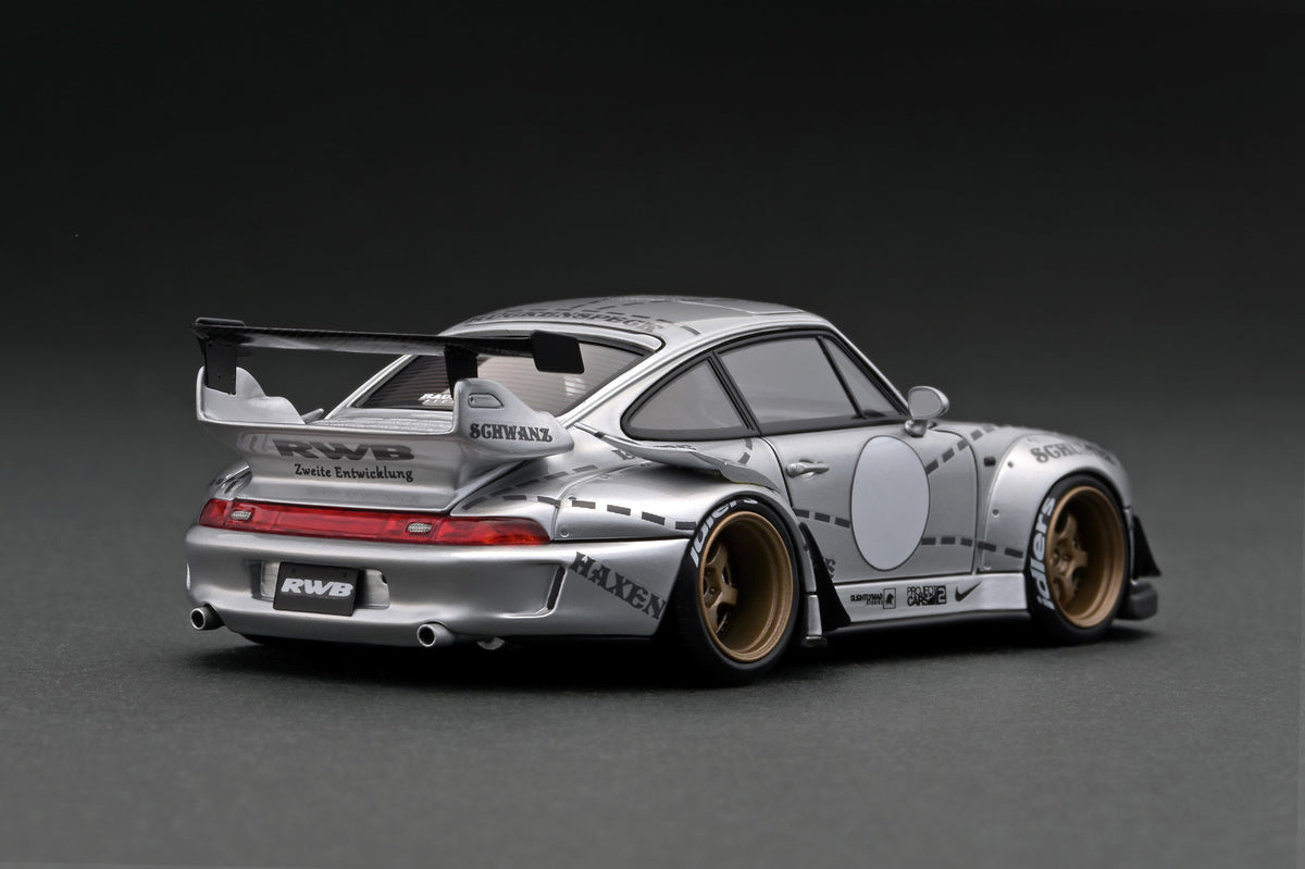 ignition model IG2717 1/43 RWB 993 Silver Model Car | eBay