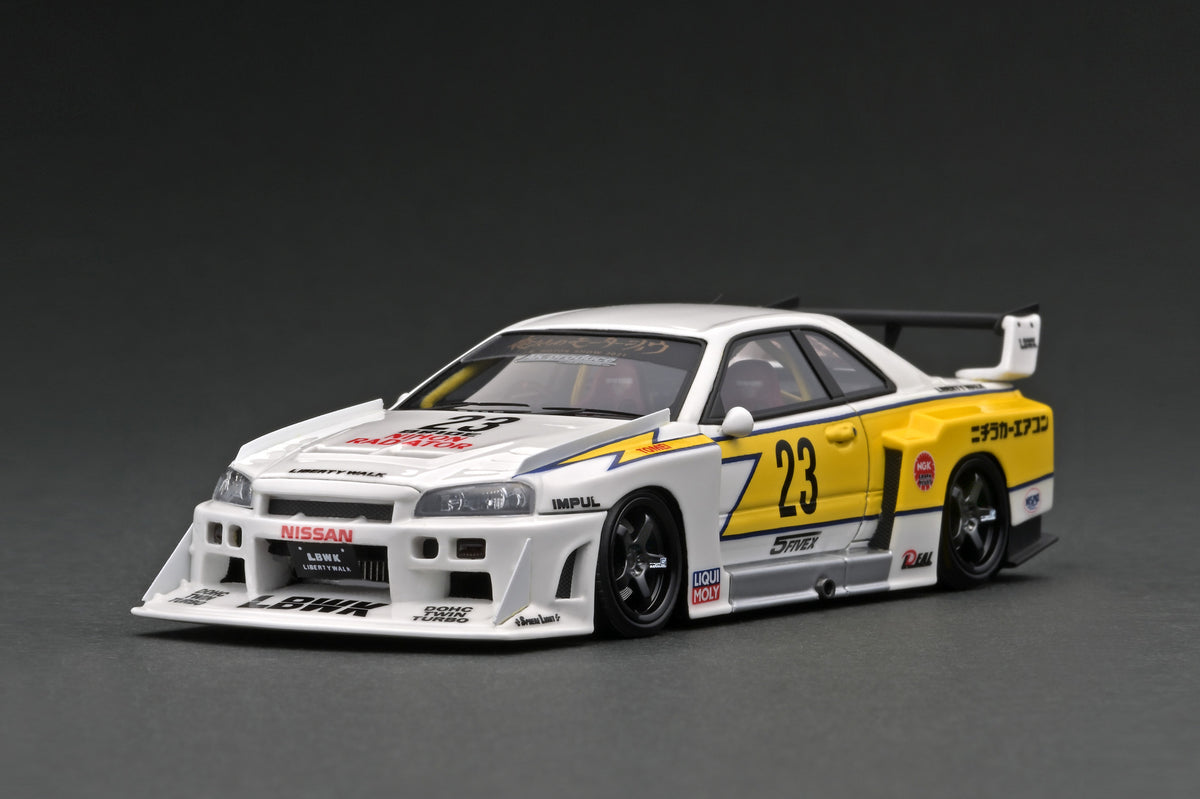 IG2851 LB-ER34 Super Silhouette SKYLINE White/Yellow With Mr