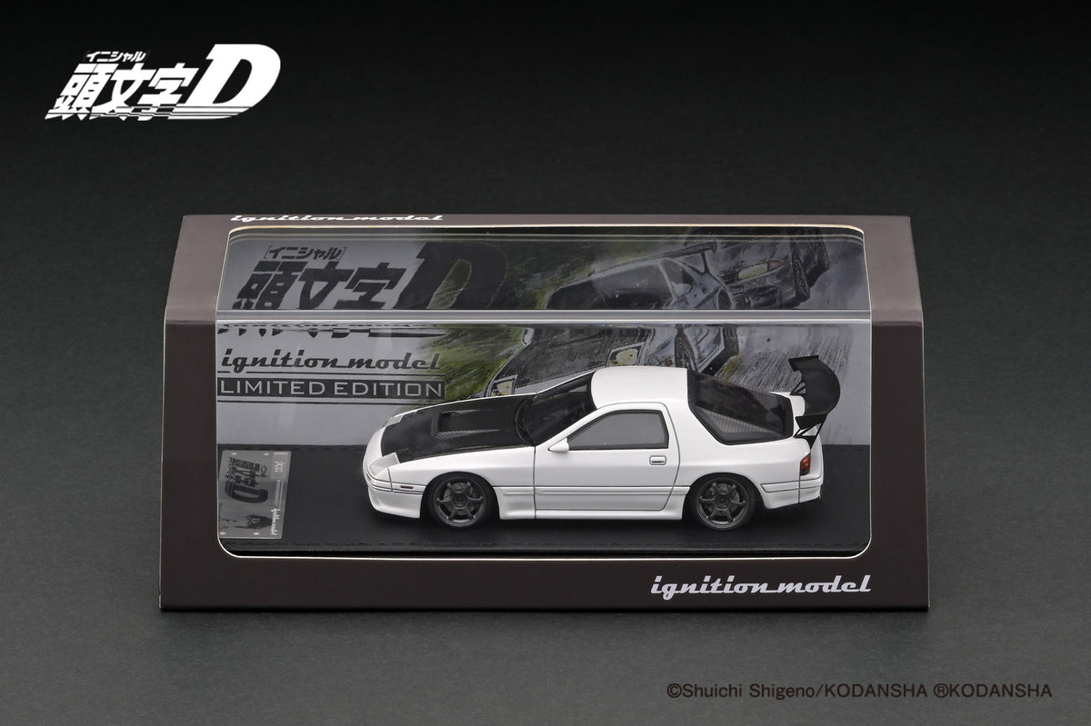 IG2878 INITIAL D Mazda Savanna RX-7 Infini (FC3S) White With Mr. Ryosu – ignition  model