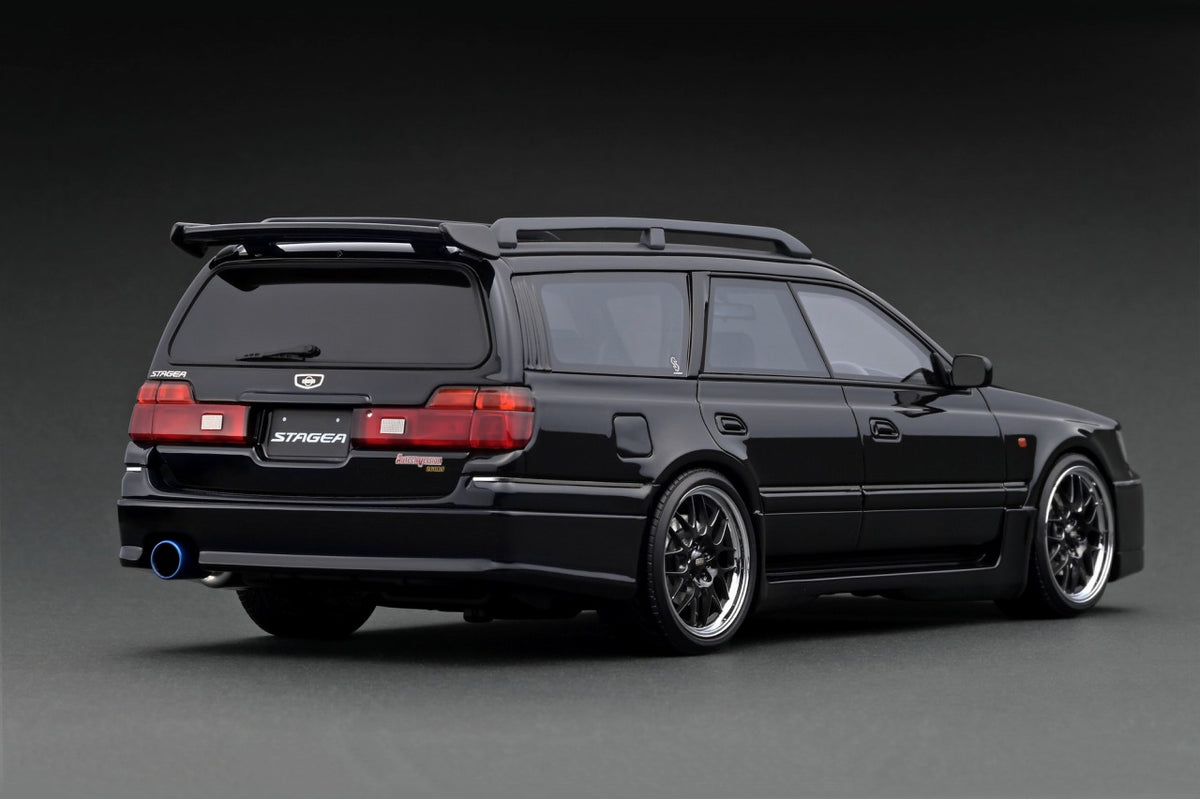 日産 Nissan STAGEA 260RS WGNC34 Nissan STAGEA 260RS (WGNC34) Black (ミニカー) - ホビーサーチ