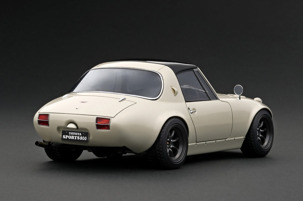超激レア　MODEL PET TOYOTA SPORTS 800 1/18 ignition model Toyota Sports 800 NOB Hachi Ver White w