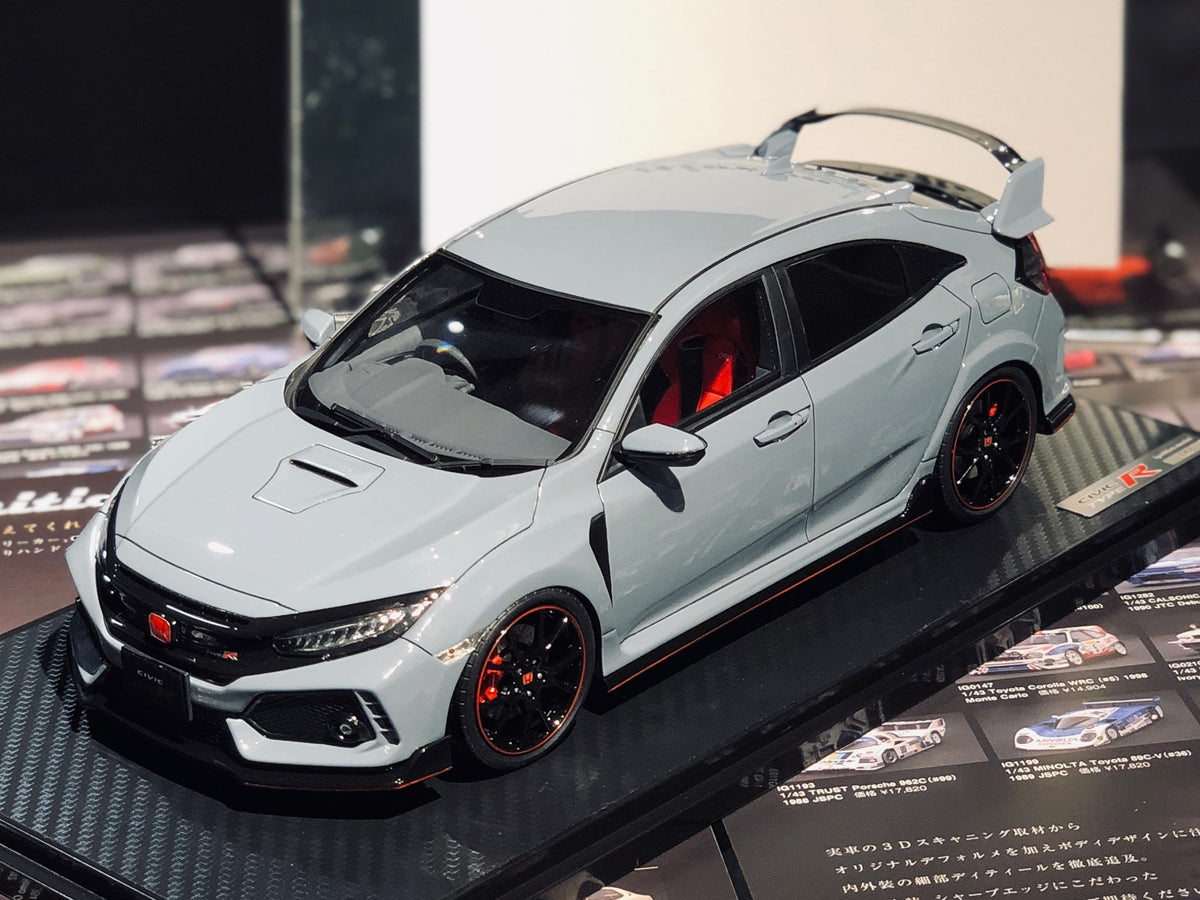 IG1963 1/18 Honda CIVIC (FK8) TYPE R Sonic Gray Pearl – ignition model