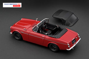 ONLINE HOBBY SHOW 2023 pre-production sample #4 : 1/18 DATSUN Fairlady 2000 (SR311)  Red