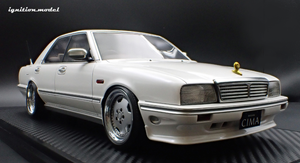 IG3903 NISSAN CEDRIC CIMA (Y31) Pearl White --- PREORDER (delivery in Q2 2026)