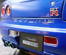 IG3641 TOP SECRET 34GT-R (BNR34) Blue Metallic --- PREORDER (delivery in Q3 2025)