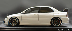 IG3835 Mitsubishi Lancer EvolutionⅧ MR (CT9A) White --- PREORDER (delivery in Q2 2026)