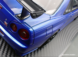 IG3641 TOP SECRET 34GT-R (BNR34) Blue Metallic --- PREORDER (delivery in Q3 2025)