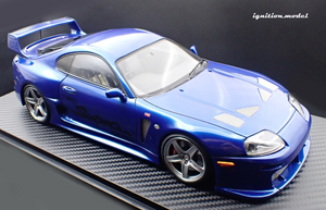 IG3604 Toyota Supra (A80) TRD 3000GT Blue Metallic --- PREORDER (delivery in Q4 2025)
