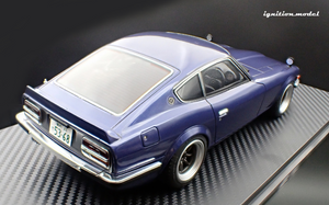 IG3591  NISSAN Fairlady Z (S30) Blue 湾岸MIDNIGHT Devil's Z  With Mr. Akio Asakura --- PREORDER (delivery in Q1 2026)