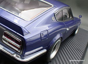 IG3591  NISSAN Fairlady Z (S30) Blue 湾岸MIDNIGHT Devil's Z  With Mr. Akio Asakura --- PREORDER (delivery in Q1 2026)