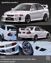 IG4017  Mitsubishi LANCER EVOLUTION V (CP9A)  White  --- PREORDER (delivery in Q1 2027)