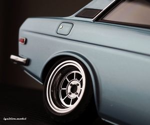 IG3307 Datsun Bluebird (510) Light Blue Metallic