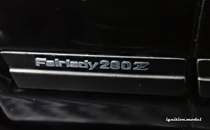 IG3517 Nissan Fairlady Z (S130) Black/Silver --- PREORDER (delivery in Q1 2025)