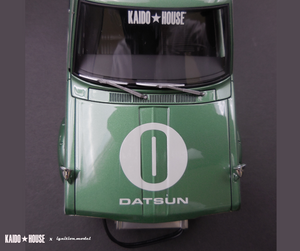 IG3148 Datsun Bluebird (510) Wagon Green Metallic With Jun Imai