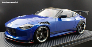 IG3386 TOP SECRET Fairlady Z (RZ34) Blue Metallic --- PREORDER (delivery in Q1 2025)