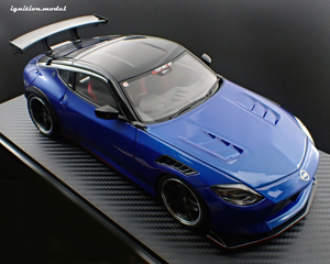 IG3386 TOP SECRET Fairlady Z (RZ34) Blue Metallic --- PREORDER (delivery in Q1 2025)