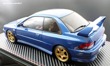 IG3538 INITIAL D SUBARU Impreza WRX type R  STi Version V (GC8) Blue With Mr.Bunta Fujiwara --- PREORDER (delivery in Q1 2025)