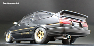 IG3490 Toyota Sprinter Trueno (AE86) 3Door GT Apex Black Limited --- PREORDER (delivery in Q2 2025)