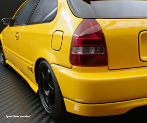 IG3629 INITIAL D Honda CIVIC (EK9) Type R Yellow  *carbon bonnet --- PREORDER (delivery in Q1 2025)