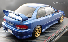 IG3538 INITIAL D SUBARU Impreza WRX type R  STi Version V (GC8) Blue With Mr.Bunta Fujiwara --- PREORDER (delivery in Q1 2025)